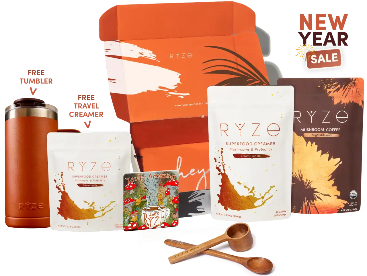 RYZE n Shine Bundle (Coffee + Creamer) - Choice 675